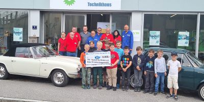 TECHNIKHAUS DINGOLFING – 6.000 € Spende der Goggo-Freunde zum Jubiläum