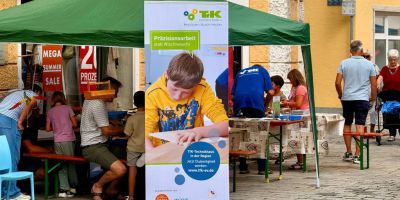 TECHNIKFERIEN beim Dingfest – großer Andrang am TfK-Mitmachstand!
